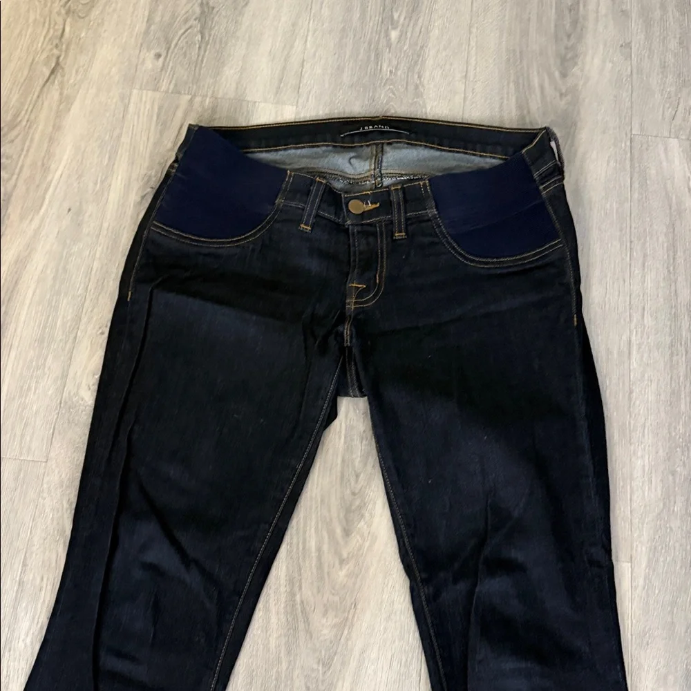 J Brand Dark Indigo Jeggings maternity size 29 - Picture 4 of 9